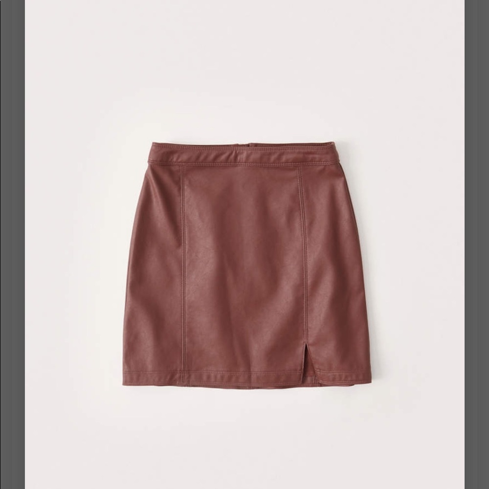 AbercrombieandFitch Vegan leather mini skirt Sold
